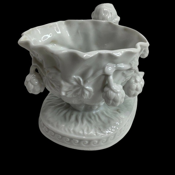 𝅺VINTAGE TA Japan‎ Cherub Fruit Porcelain Compote Dish - Picture 4 of 8